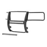 Pro Series Black Steel Grille Guard with Light Bar, Select Chevy Silverado 1500 #2170016