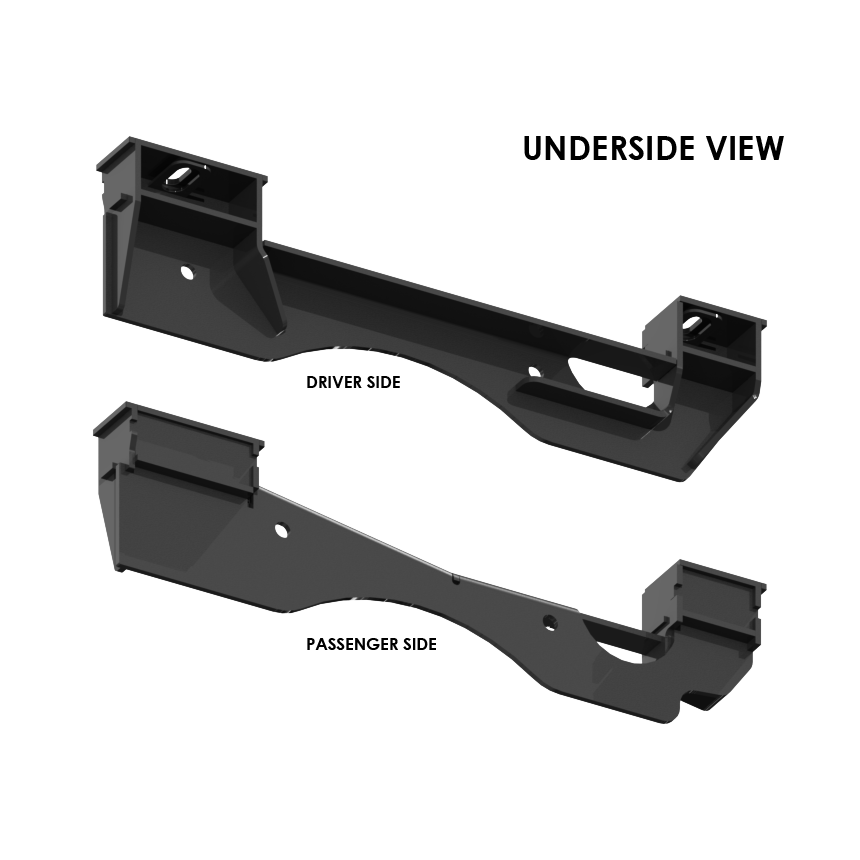 ISR Series 20K Custom Mounting Kit for 2017-2020 Ford F250 & F350 Trucks w/ aluminum bed #PLR2766