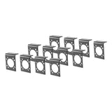 Connector Mounting Brackets for 7-Way RV Blade (Black, 12-Pack) #57205