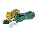 4-Way Flat Connector Plug with 20' Wires (Trailer Side, Packaged) #57220