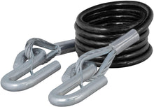 Load image into Gallery viewer, REPLACEMENT 84&quot; X 3/8&quot; DIAMETER TOW BAR SAFETY CABLE WITH HOOKS (7,500 LBS) #70008