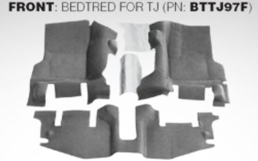 Carpet BedTred Pro Direct-Fit 3 Piece Footwell Coverage #BTTJ97F