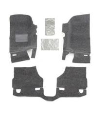 Carpet BedRug Direct-Fit 4 Piece Footwell Coverage #BRJL18F4