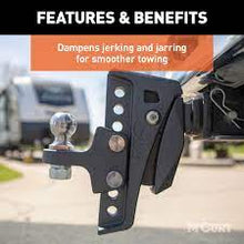 Load image into Gallery viewer, REBELLION XD ADJUSTABLE CUSHION HITCH BALL MOUNT (2&quot; SHANK, 15,000 LBS.) #45949