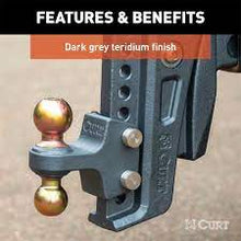 Load image into Gallery viewer, Rebellion XD Adjustable Cushion Hitch (2-1/2&quot; Shank, 2&quot;, 2-5/16&quot; Balls, 20K) #45955